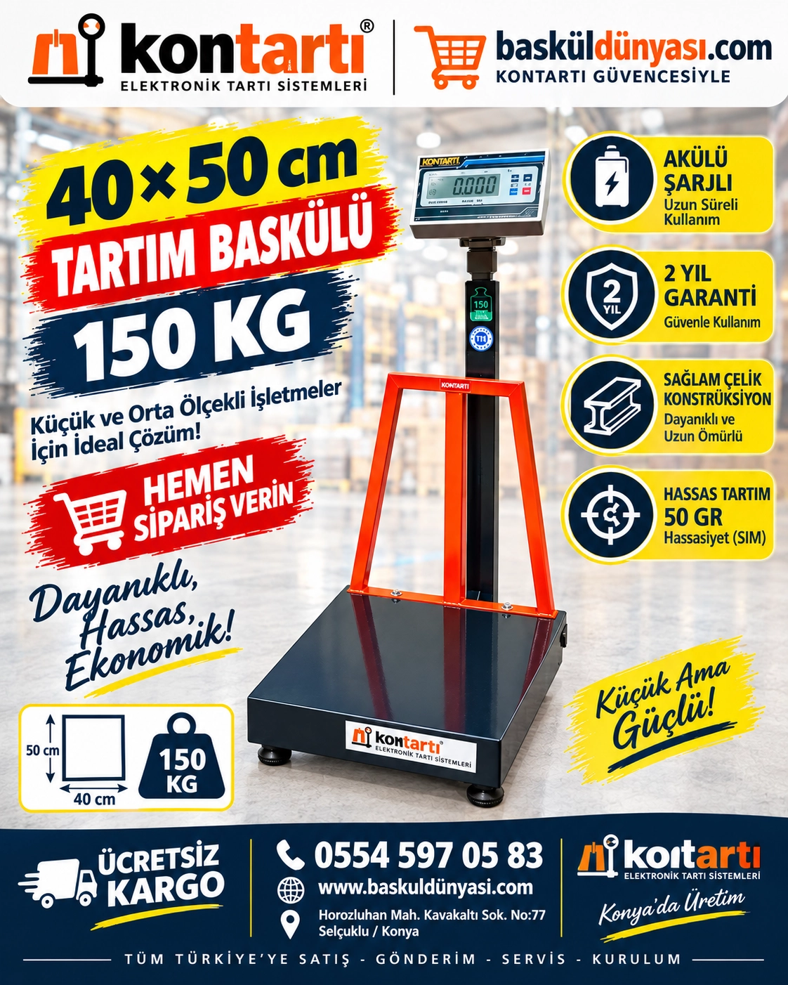 40x50%20cm%20150%20Kg%20Elektronik%20Baskül%20