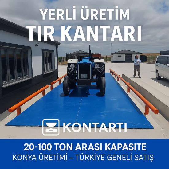 3x16 Metre 60 Tonluk Modüler Tip Tır Kantarı 