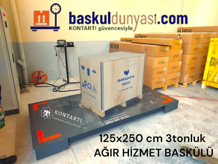125x250 cm 5 Tonluk Ağır Hizmet Baskülleri