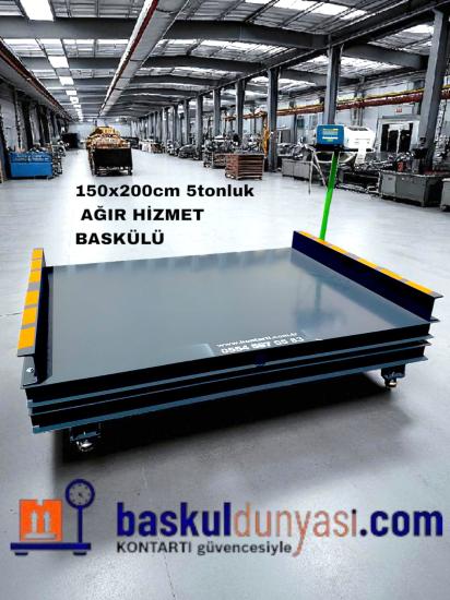  150x200 cm 5 Tonluk Ağır Hizmet Baskülü