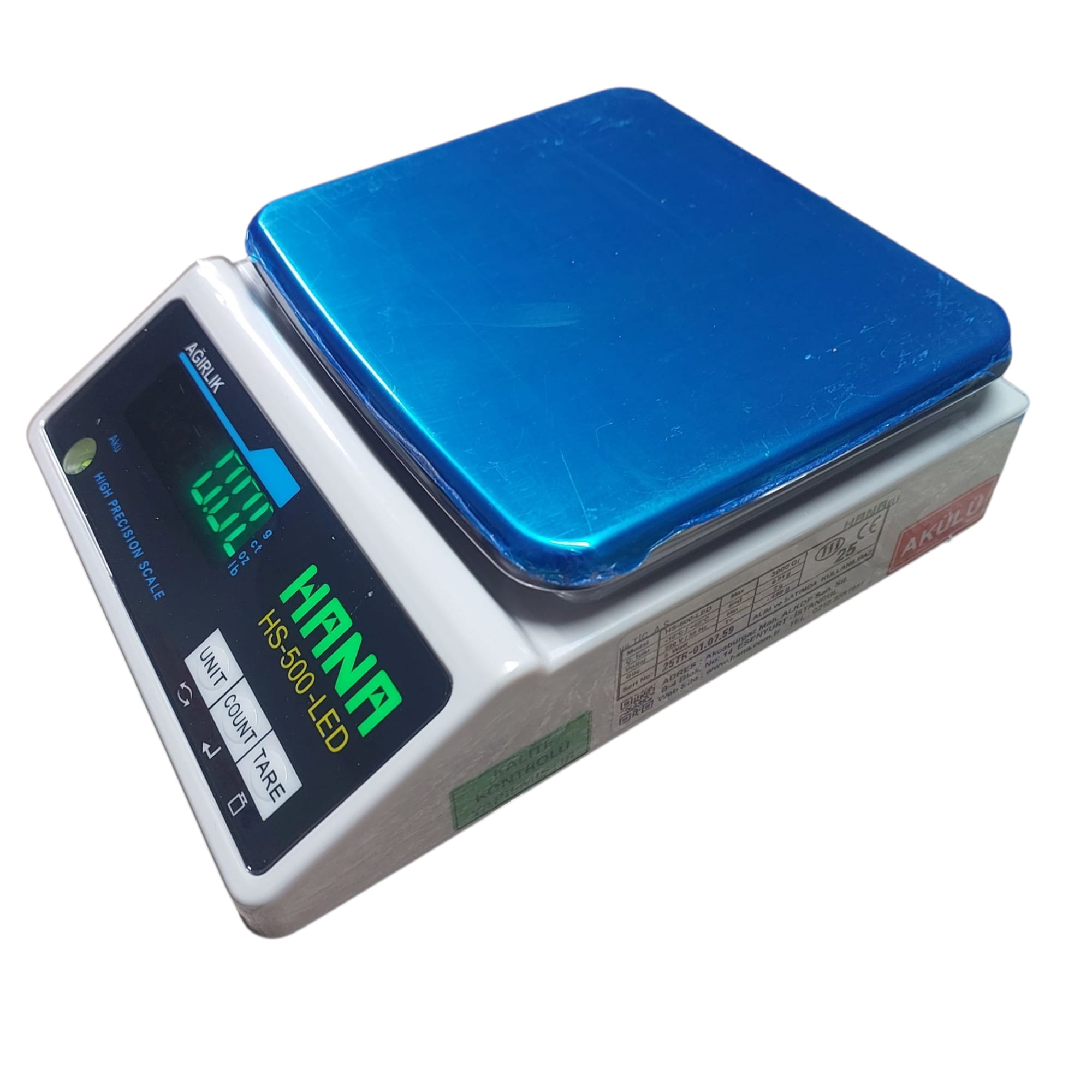 Hana%20HS-500%20LED%20Hassas%20Elektronik%20Terazi